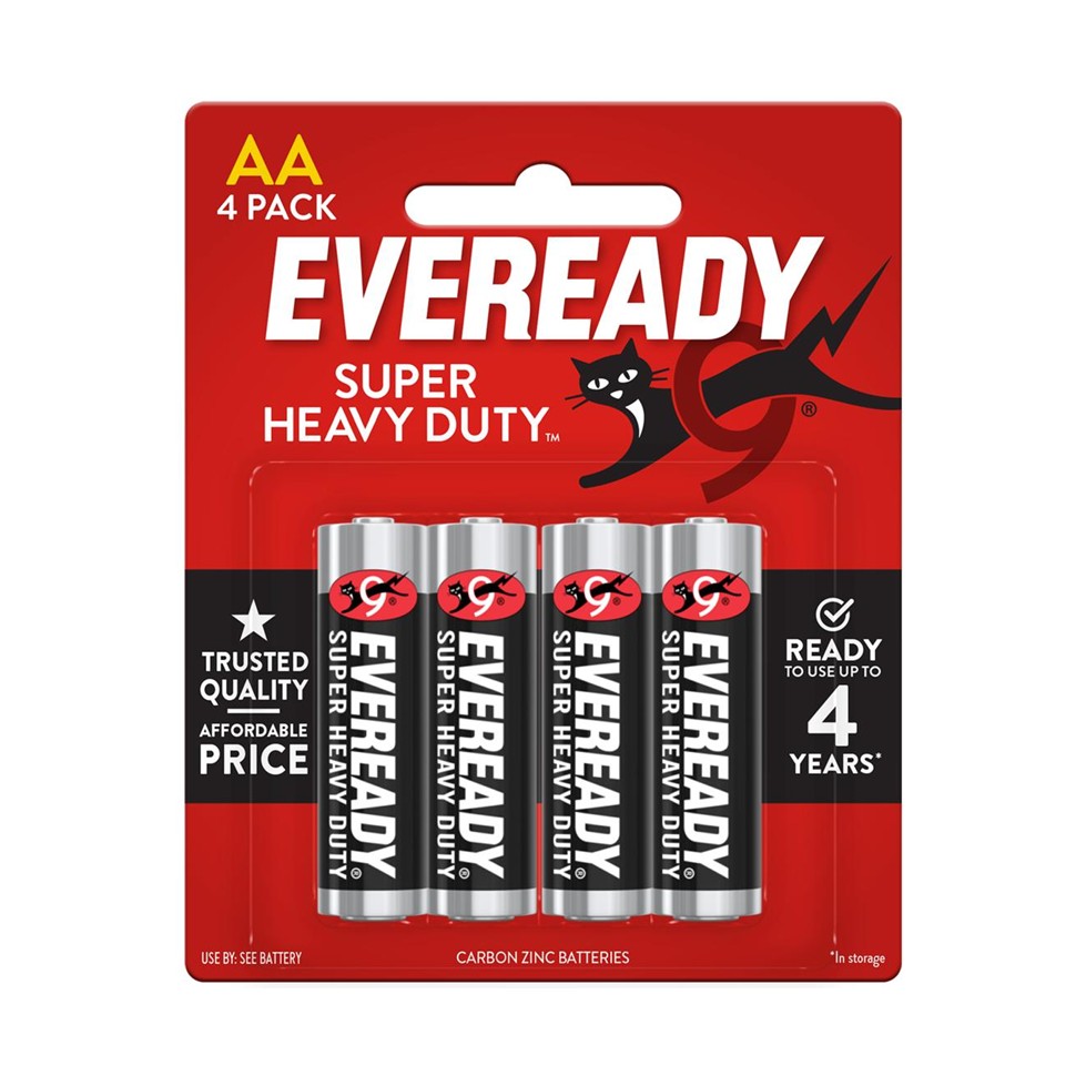 Eveready Shd Batteries 1215bp4 4aa