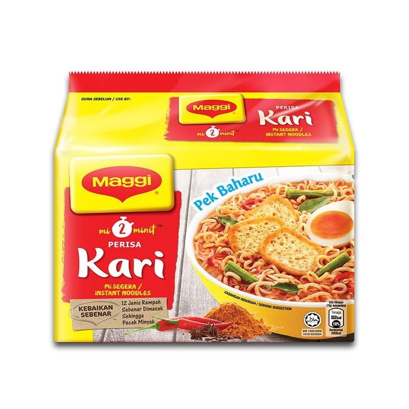 Maggi kari noodles 5-pack