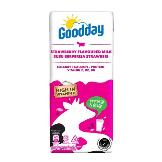 Goodday UHT Milk Strawberry 1L