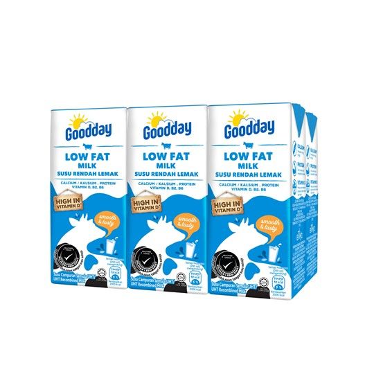 Goodday UHT Milk Low Fat 200mlx6