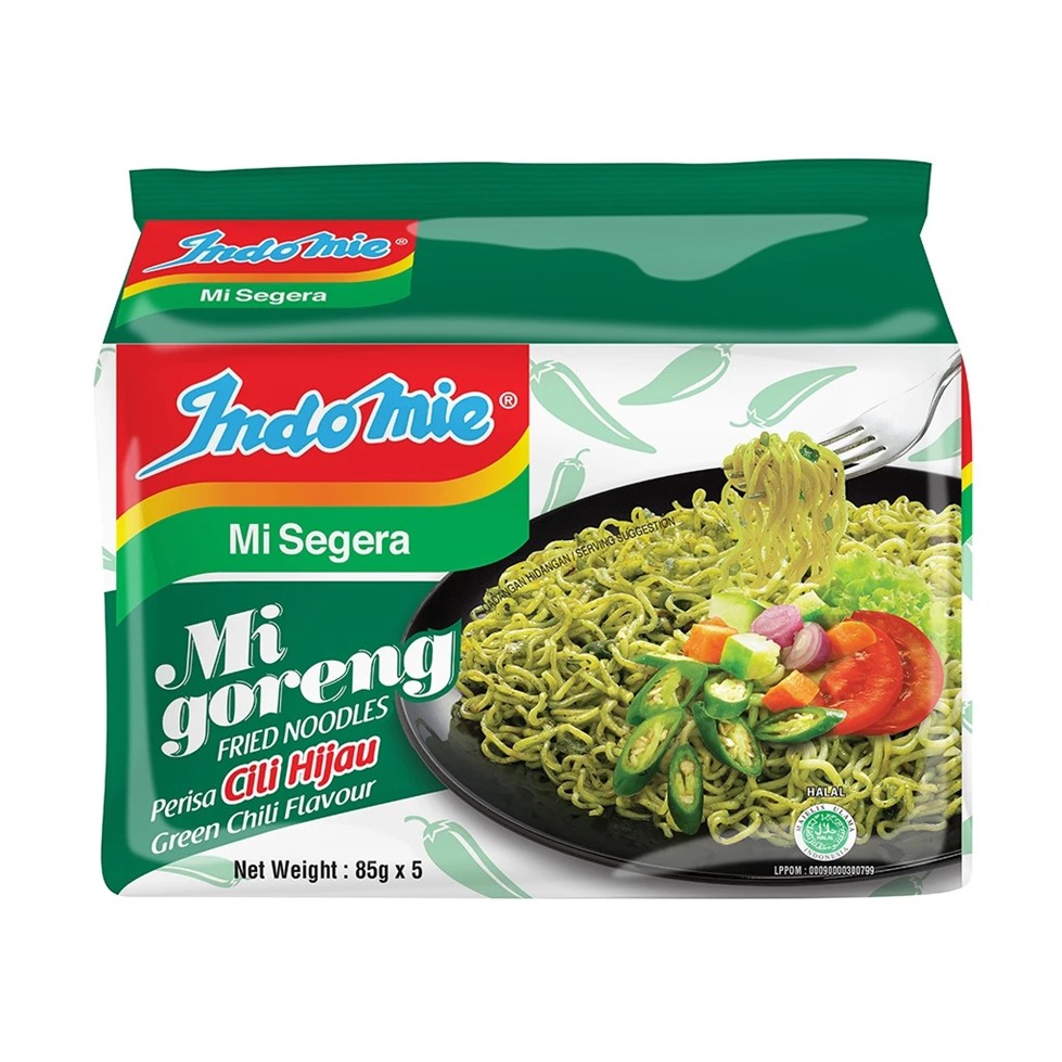 Indomie Mi Goreng Cili Hijau 5×85g