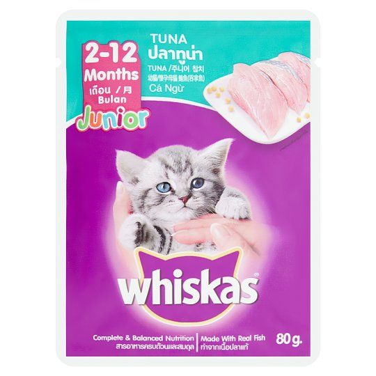 Whiskas Pch Real Fish Kitten 80g