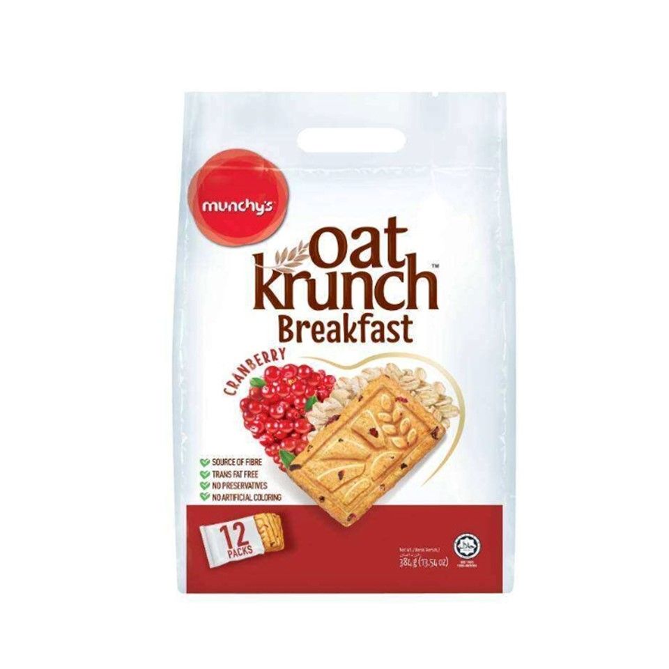 Munchys Oatkrunch B/fast Cranberry 384g