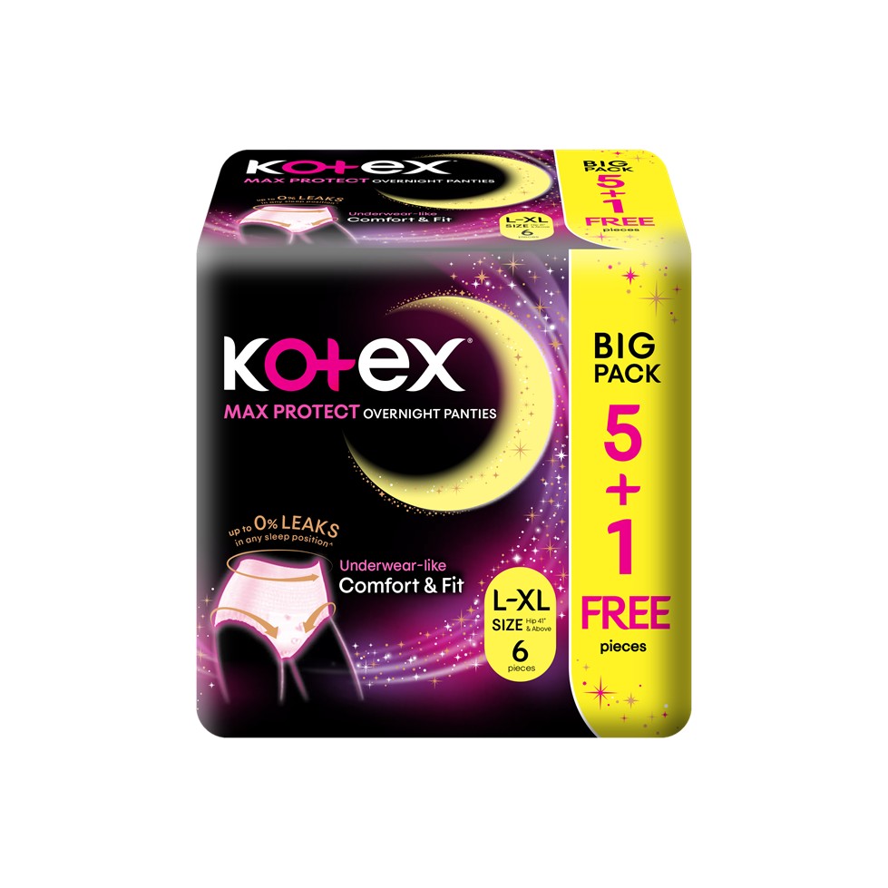 Kotex Overnight Pants L-Xl 5S