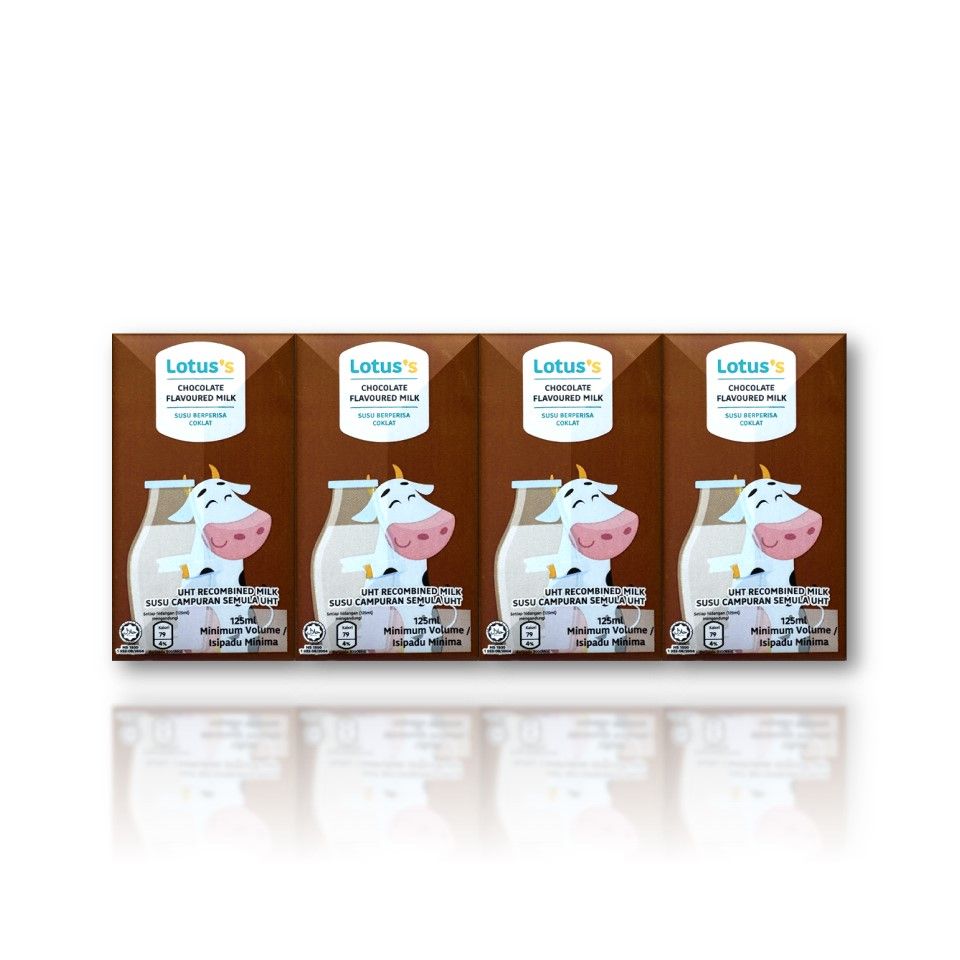 Lotuss Chocolate Milk UHT 125mlx4