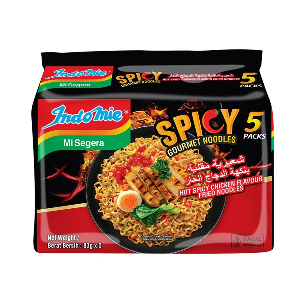 Indomie Mi Grg Hot Spicy Chicken 5×83g