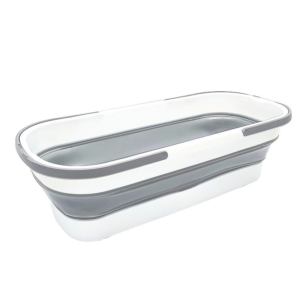 Sh Collapsible Rect Mop Bucket W Wheels