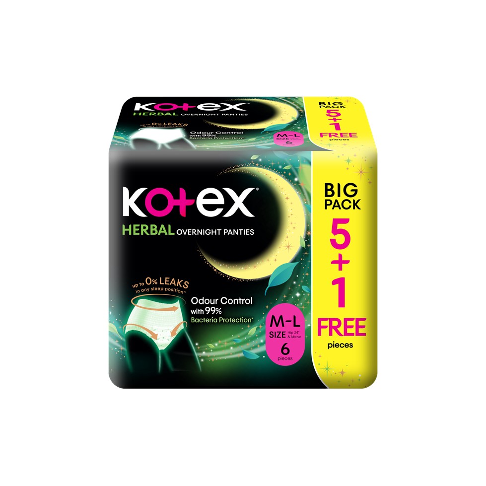 Kotex Ovn Panties Herbal M-L 5S