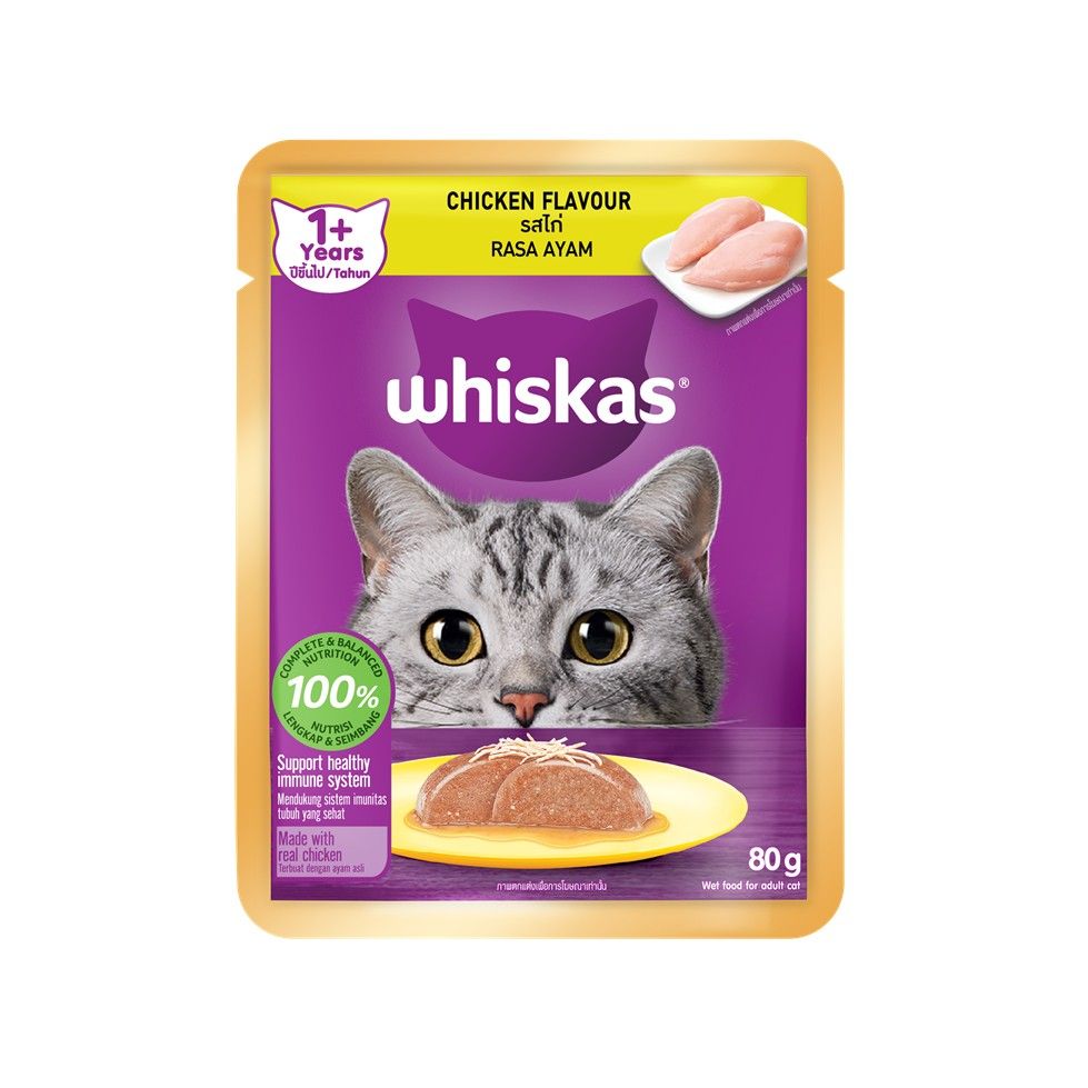 Whiskas Pch Chicken Loaf 80g