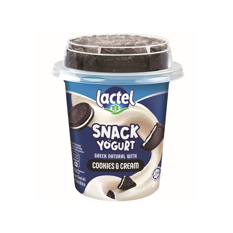 Lactel Snackygt Grk Nat Ck + Crm 130g