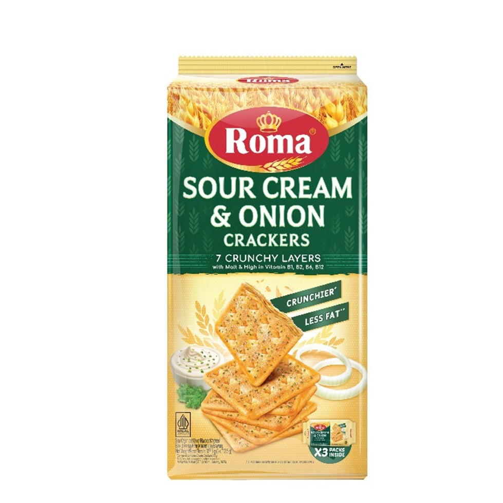 Roma Sour Cream & Onion Crackers