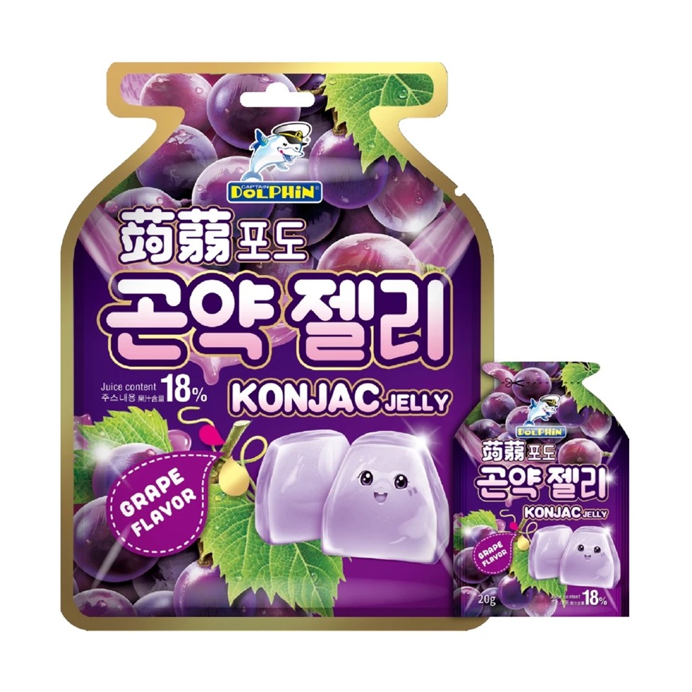 Resuka Konjac Jelly Grape 100g