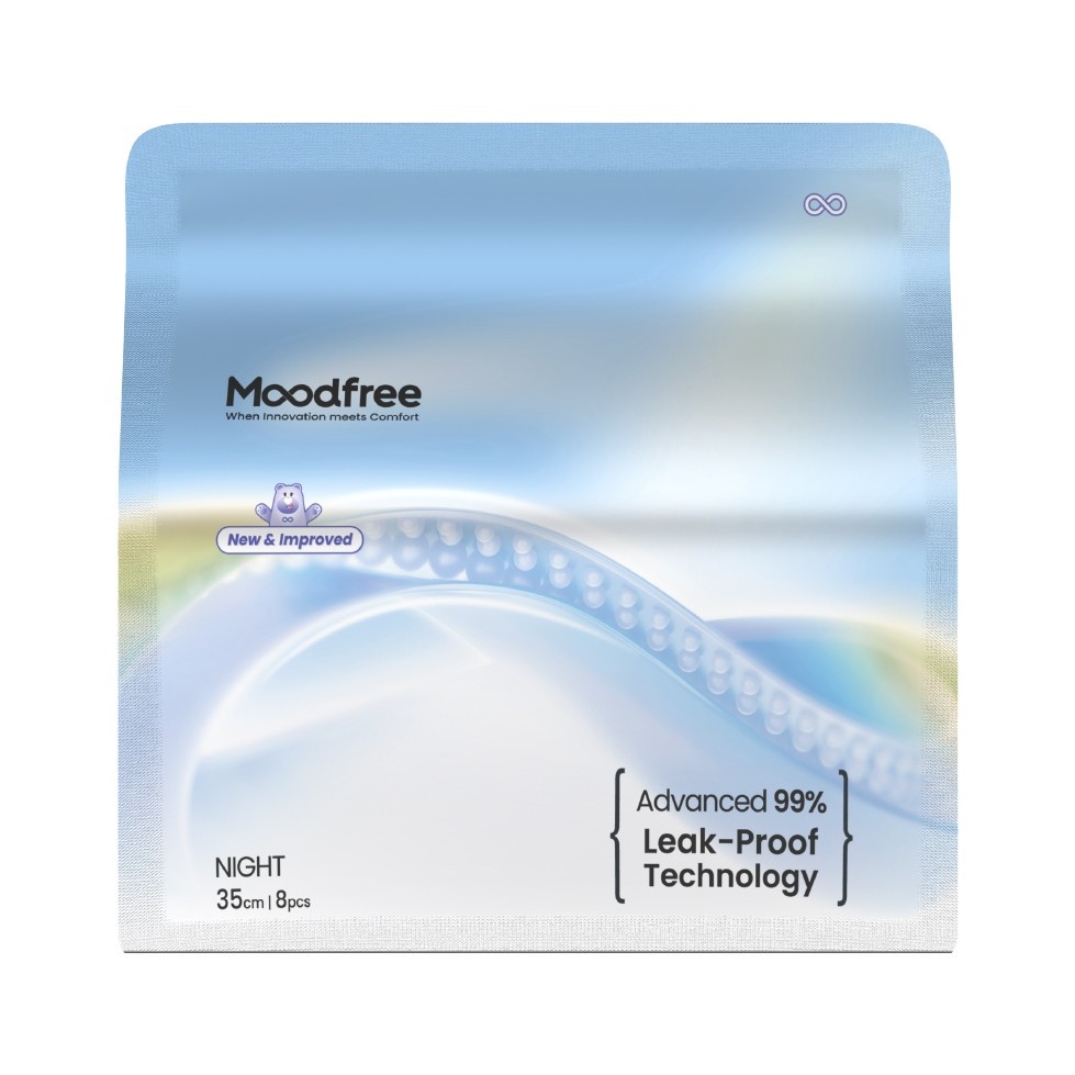 Moodfree Sanitary Pad Night 35cm 8S