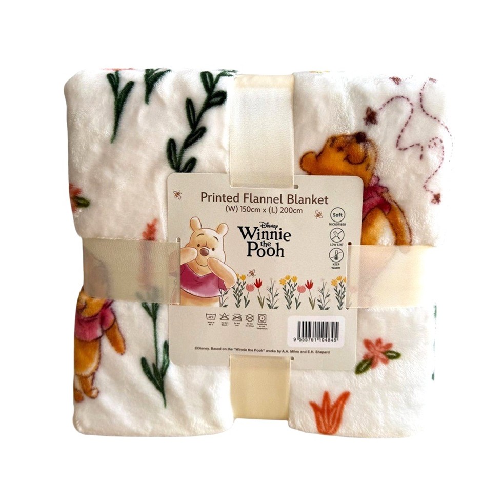 Disney Pooh Printed Blanket 150cmx200cm