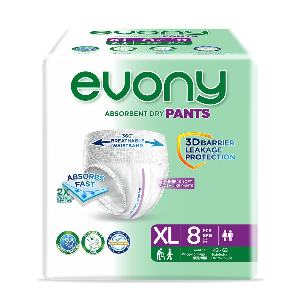 Evony Adult Diaper Pant Xl8