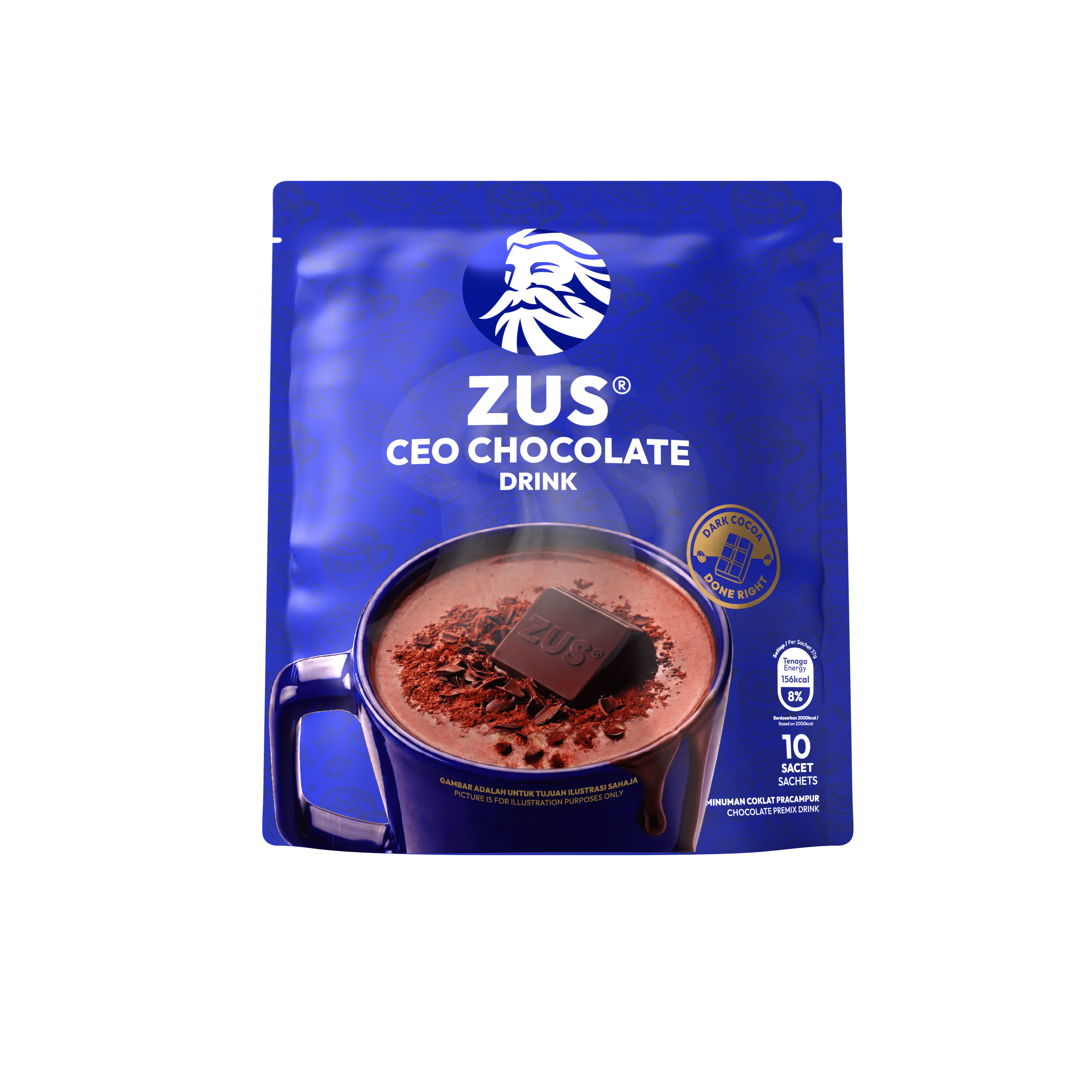 Zus Ceo Chocolate Drink 10×37g