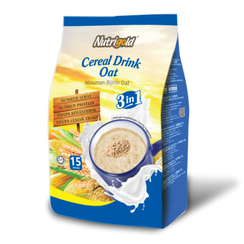 Nutrigold 3in1 Cereal Drink Oat 30gx15s