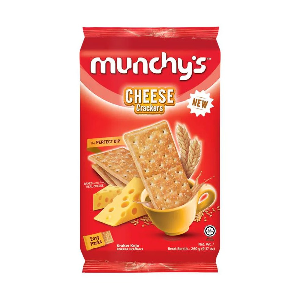 Munchys Cracker Cheese 260g