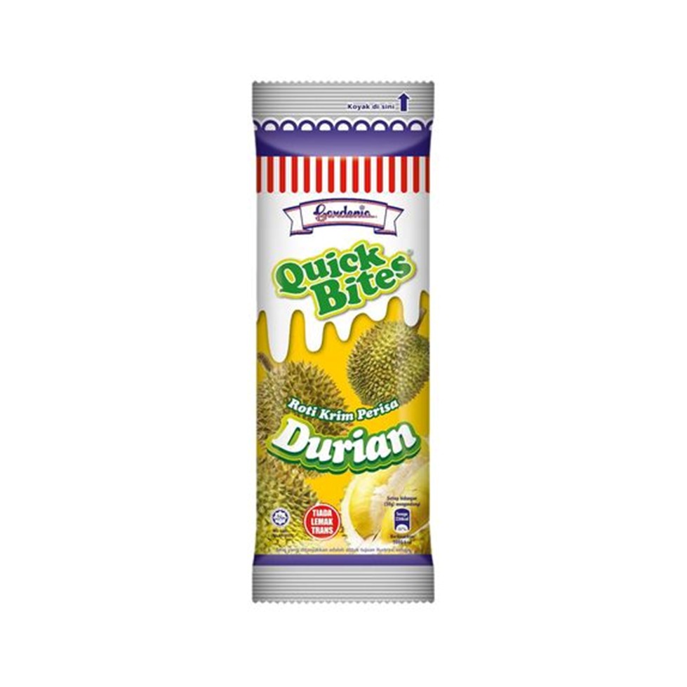 Quick Bites Cream Roll - Durian 50g