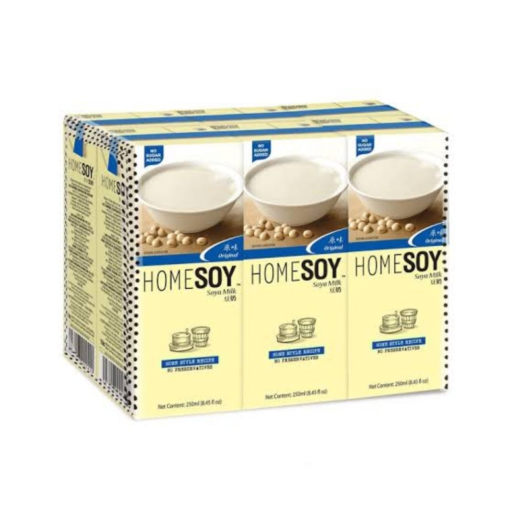 Homesoy No Sugar Added 250mlx6