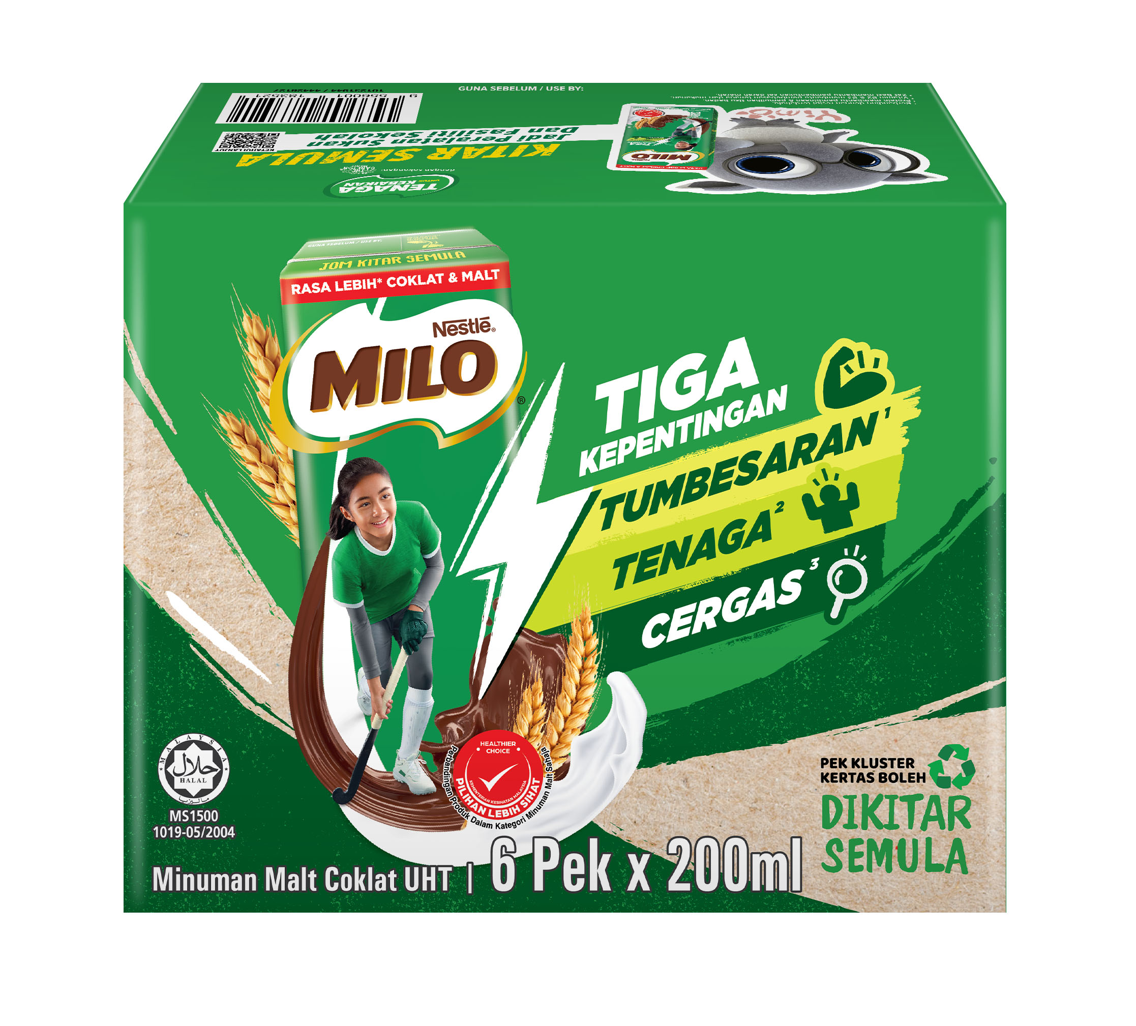 Milo Activ-Go UHT 200mlx6