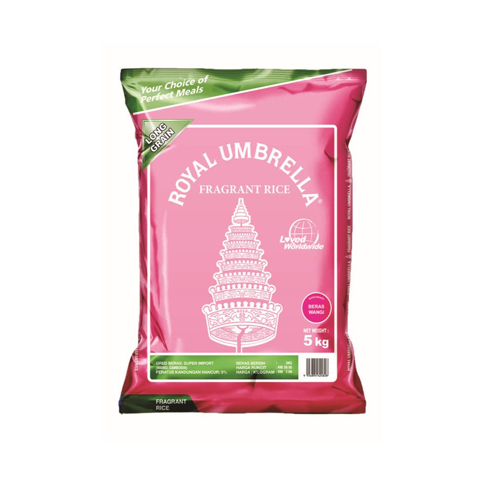 Royal Umbrella Fragrant Rice/5KG