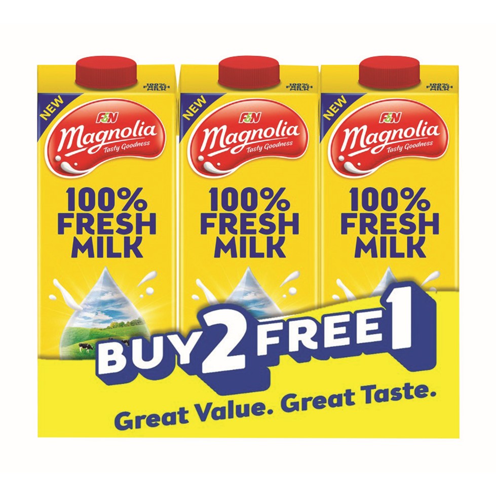 Magnolia UHT Fresh Milk 1lx3