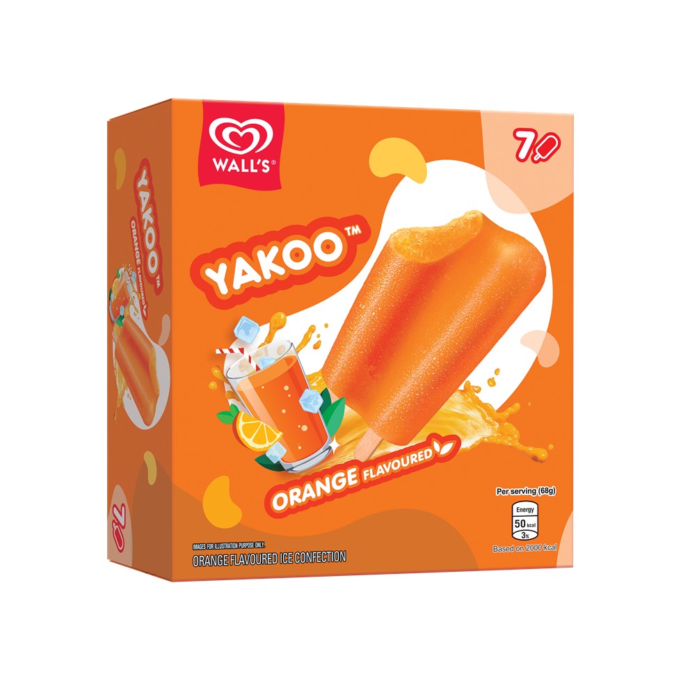 Walls Yakoo Orange Mp 7×68ml